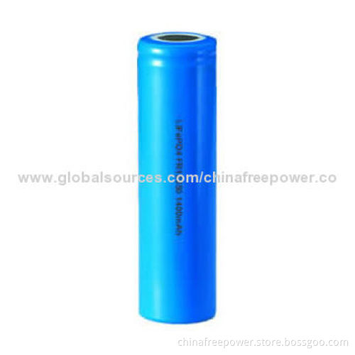 LiFePO4 18650E 1400mAh Lithium Iron Phosphate Single Cell Battery, Safety/Long Life, Extensive Usage